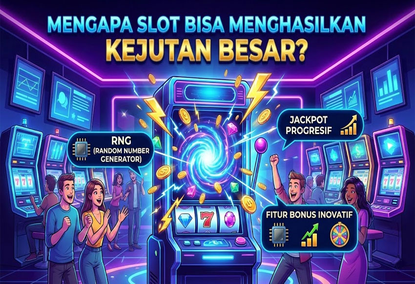 Mengapa Slot Bisa Menghasilkan Kejutan Besar?